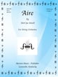 Aire Orchestra sheet music cover